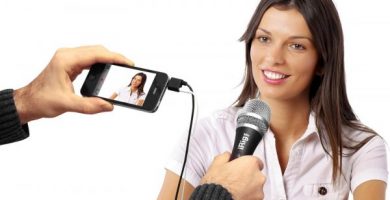 Micrófonos para periodistas
